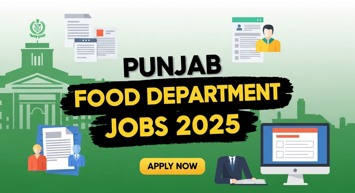 Punjab food department jobs online apply 2025